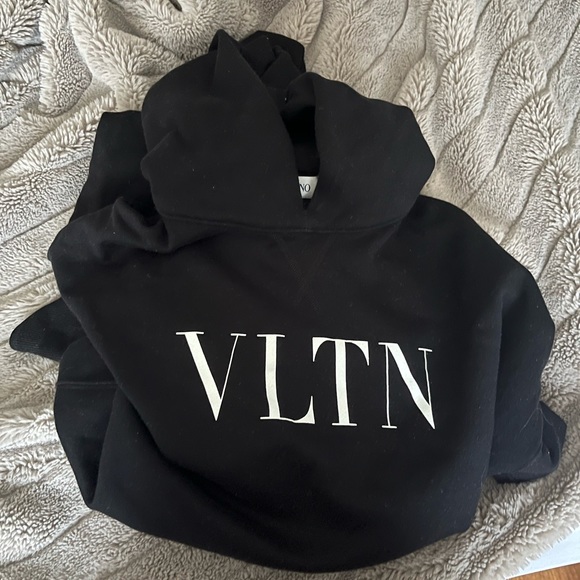 Black VLTN Hoodie Bodysuit - Picture 3 of 8
